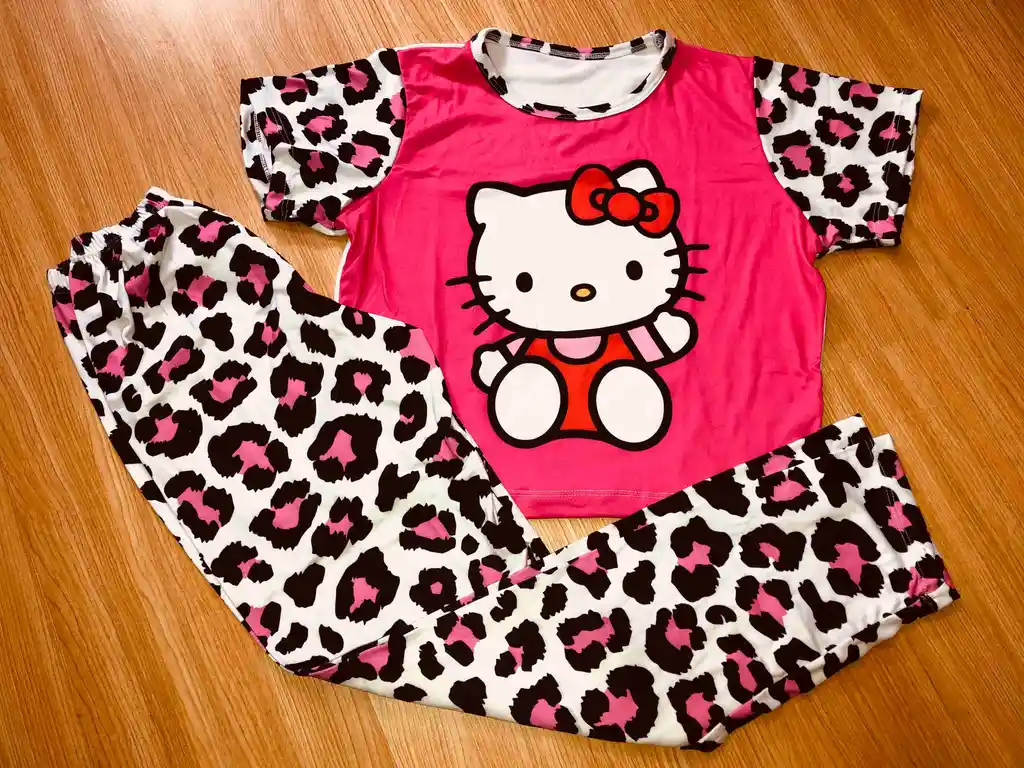 Pijama Dama Hello Kitty Talla S/m