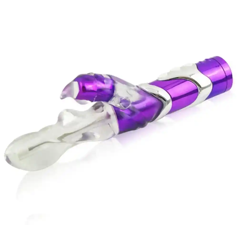 Vibrador Consolador Dildo Punto G Purple Recargable Orgasmos