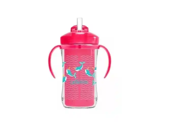 Vaso Pitillo Entrenador Térmico Antiderrame Dr Brown 10oz