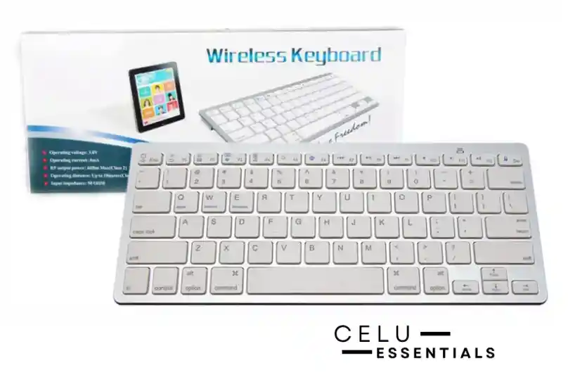 Teclado Bluetooth Para Tablet Inalámbrico Recargable