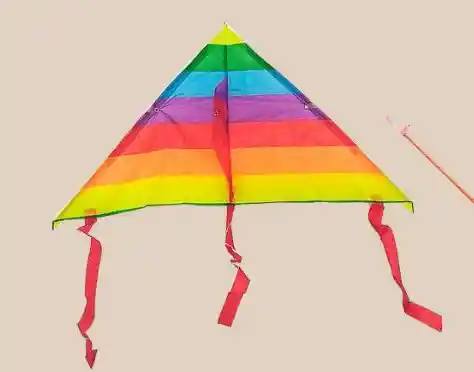 Cometa Chulo Arco Iris Multicolores 70x35 Cm