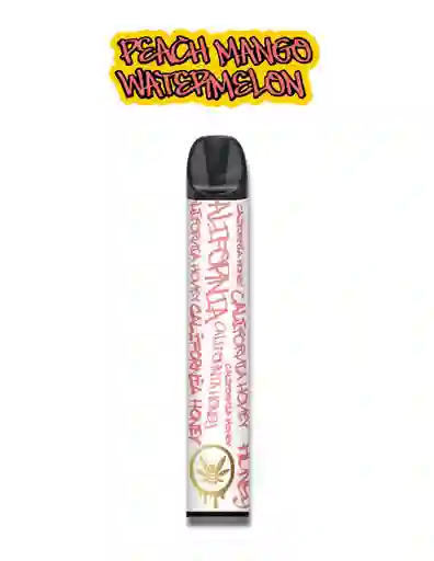 Vaper Californica Honey 5% Nic /1.500 Puff / Durazon, Mando Y Sandia/ Peach, Mango, Watermelon