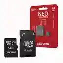 Memoria Micro Sd 64gb Hiksemi Neo Hs-tf-c1 92mbs + Adaptador