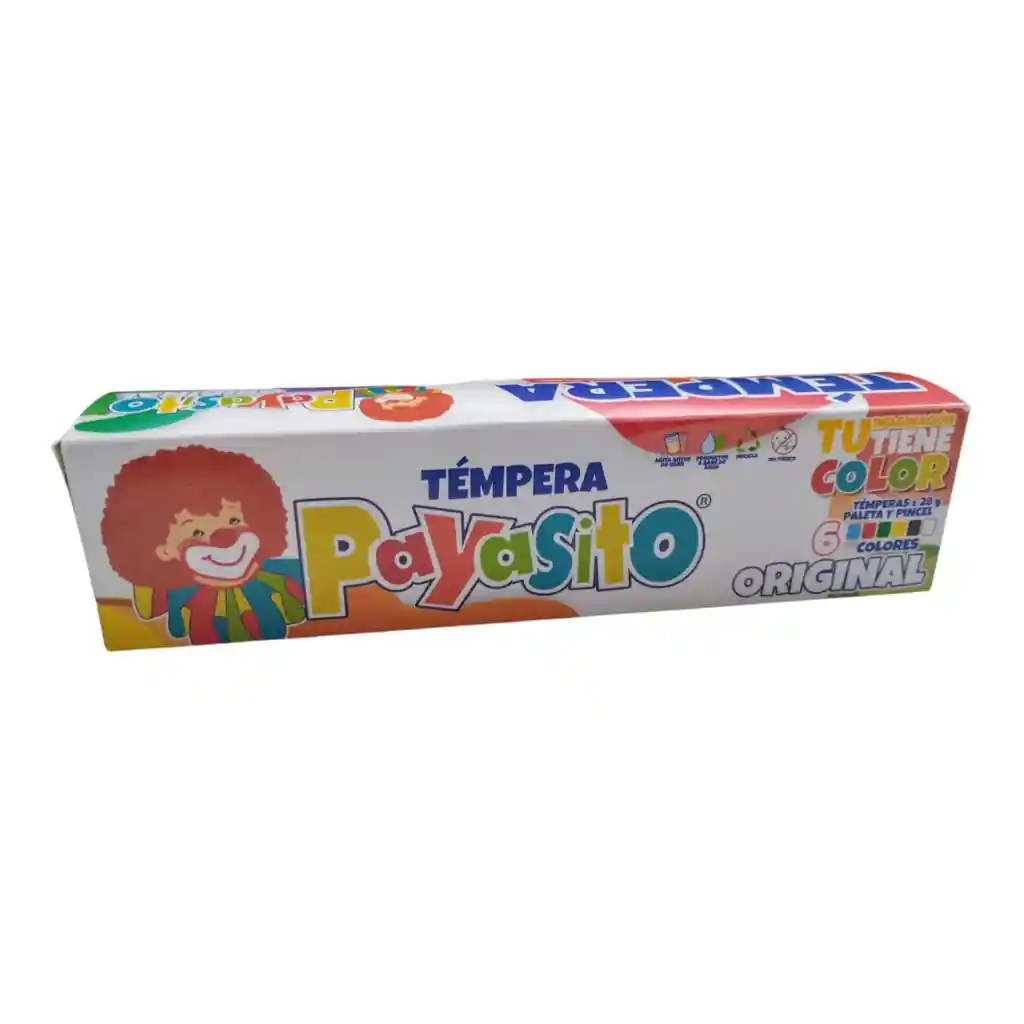 Tempera Payasito Original Caja *6 Original