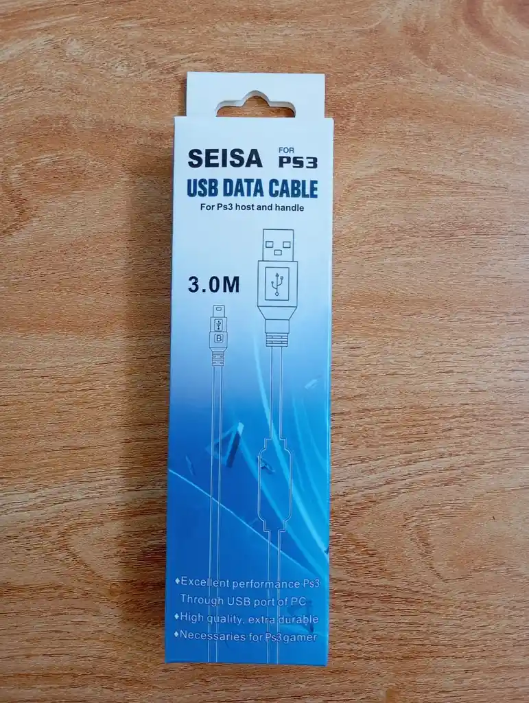 Cable De Carga Ps3 3.0m Seisa