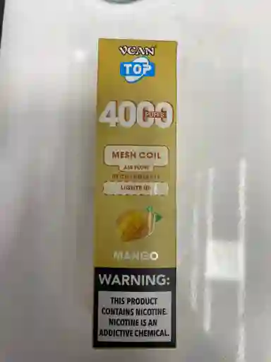 Vaper Vcan 5% Nic/ 4.000 Puff/ Mango