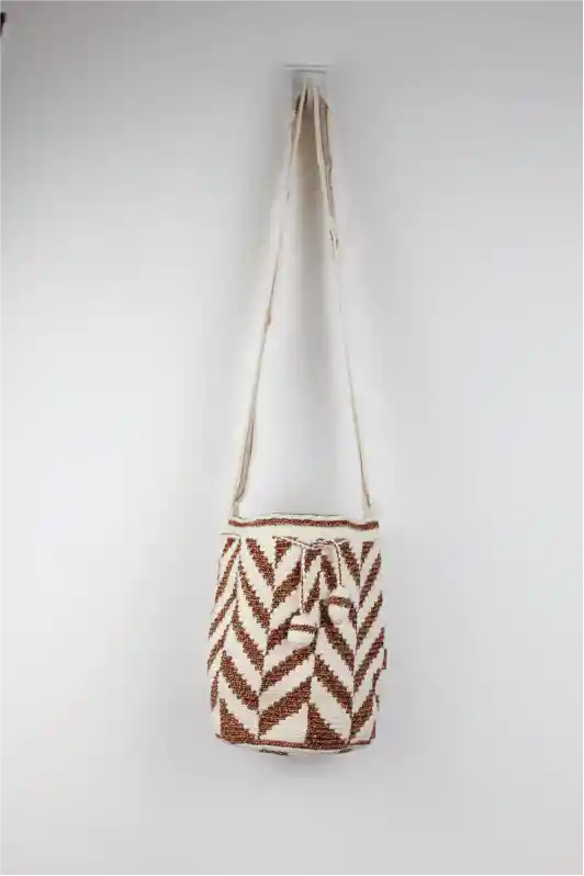 Mochila Mediana Con Brillo - Mochilas Wayuu - Mochilas Tejidas