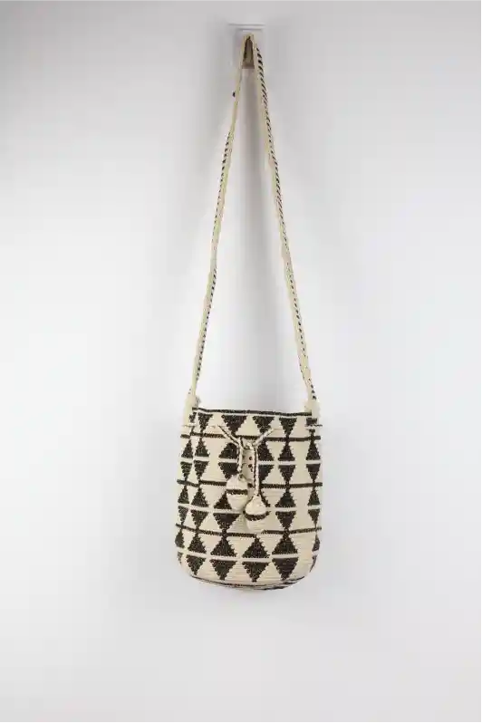 Mochila Mediana Con Brillo - Mochilas Wayuu - Mochilas Tejidas