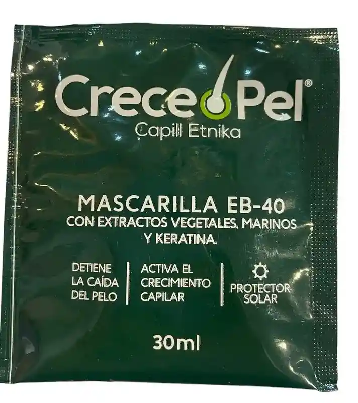 Mascarilla Capilar, Control Caida, Con Extractos Vegetales Y Marinos