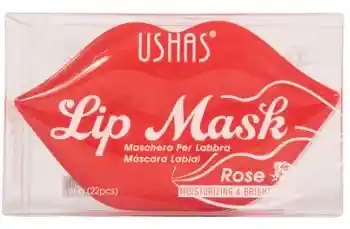 Mascarilla Colágeno Estuche Labios 22 Piezas Rosas Ushas