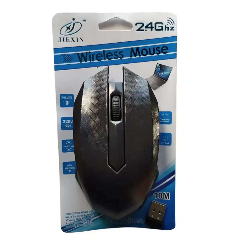 Raton Mouse Inalambrico Nano Receptor Usb Jiexin