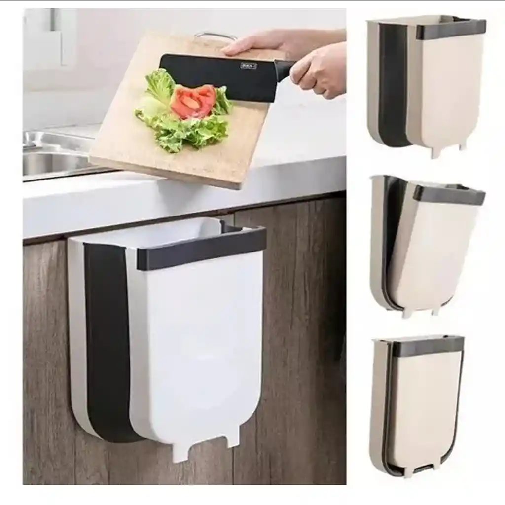 Basurero Plegable Multiusos Colgante Para Cocina