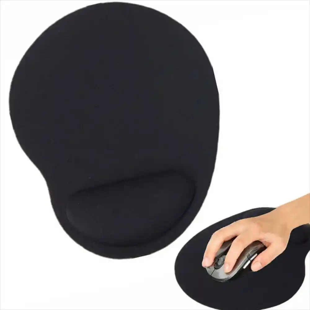 Mouse Pad Siliconado Con Gel Ergonómico