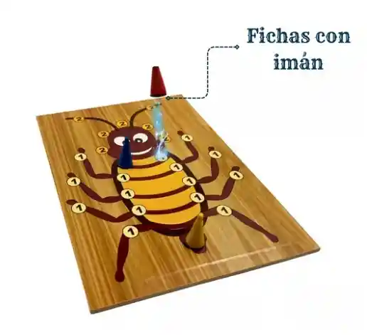 Juegos La Cucaracha Imantada De Mesa Integración Familiar