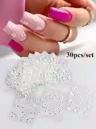 Stikers Para Uñas De Flores