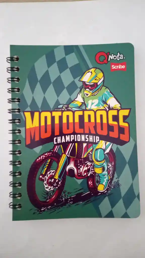 Cuaderno A Rayas Argollado 100 Hojas
