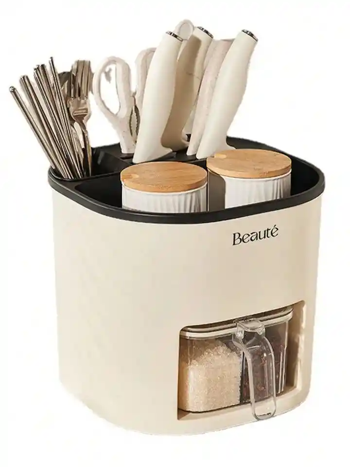 Organizador Escurridor Giratorio 360 Cocina Utencilios