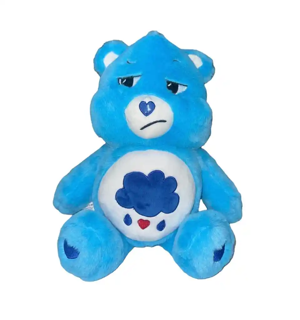 Peluche Osito Cariñosito Gruñosito Azul 40cm