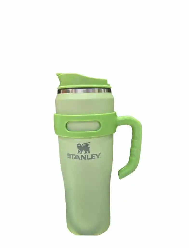 Termo Taza Grande Stanley 1200 Ml Con Agaradero Y Pajilla Metalica