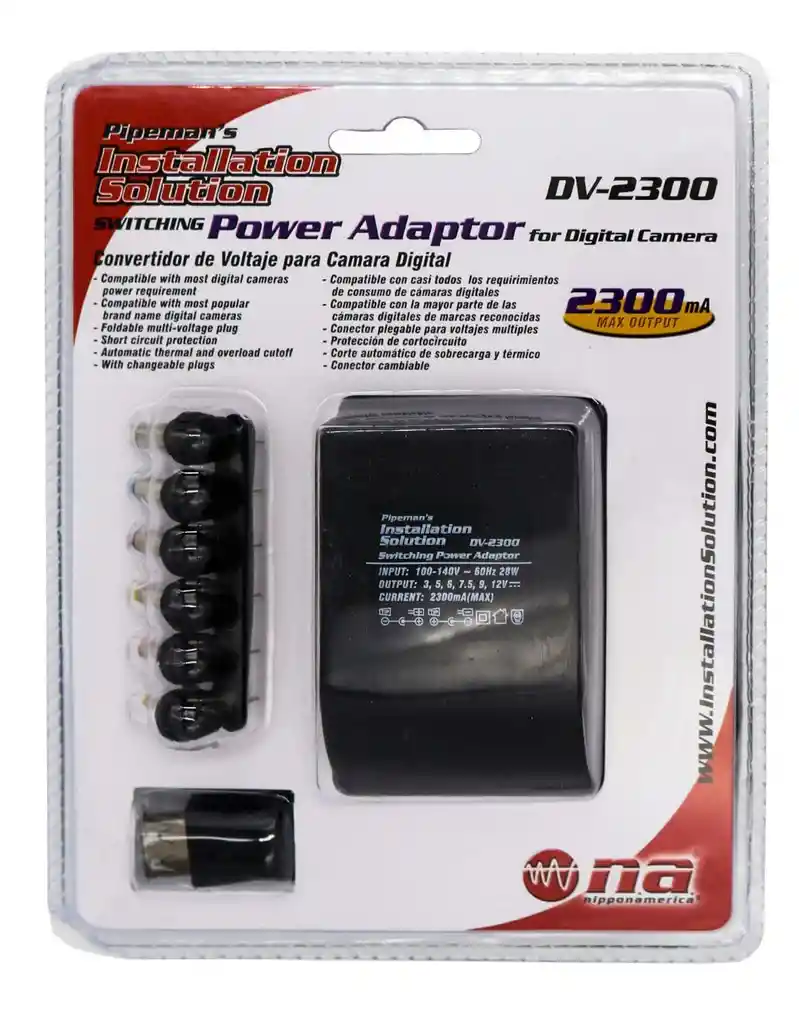 Adaptador Nippon 2.3 Amp Switchin Modelo: Dv-2300 Mah