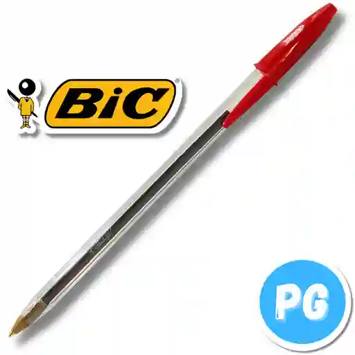 Esfero Bic Rojo De Tapa