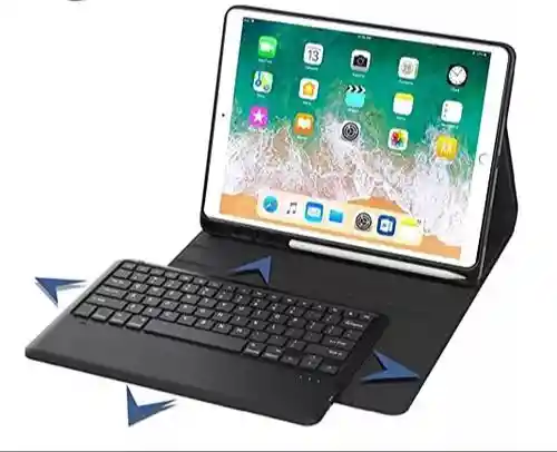 Smart Case Ipad Air 3 -7/8/9-10,2”/10.5 Teclado Touch Pad/lapiz