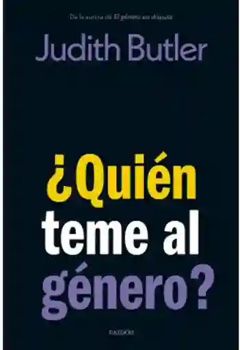 ¿quién Teme Al Género?