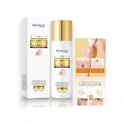 Locion Facial Hidratante Blanqueadora White Bioaqua