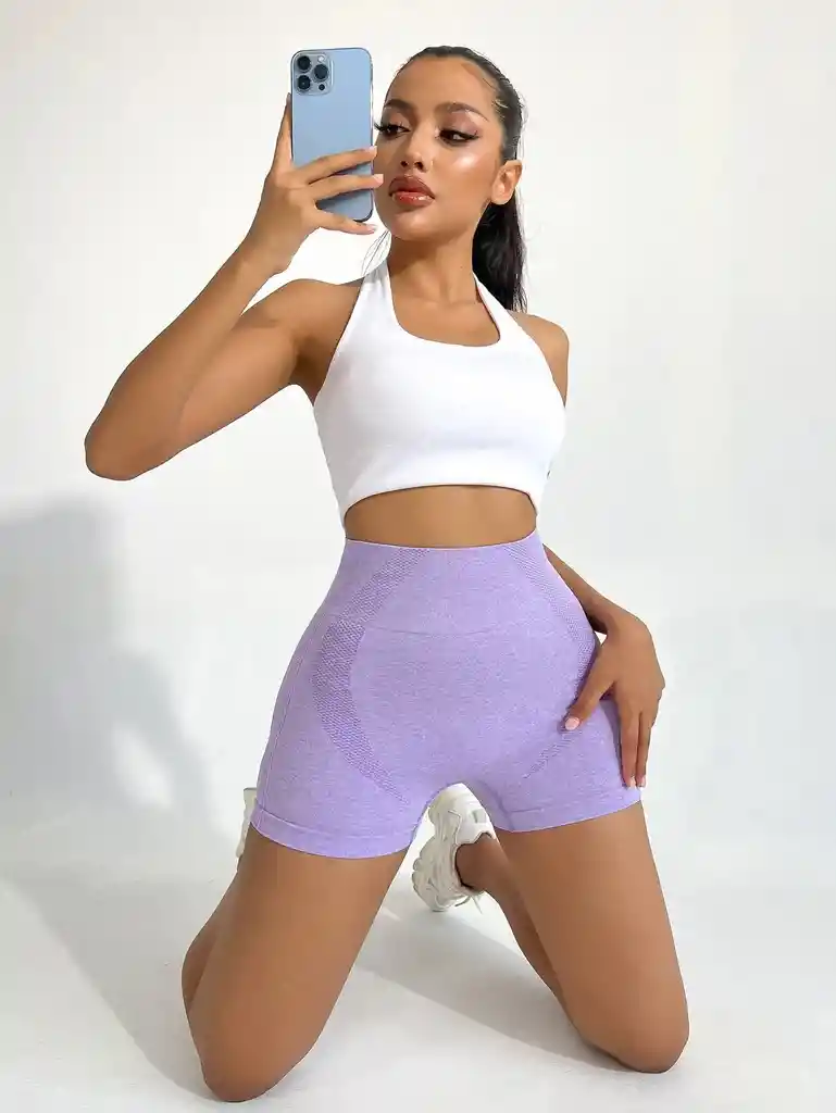 Short Deportivo Purpura Talla M