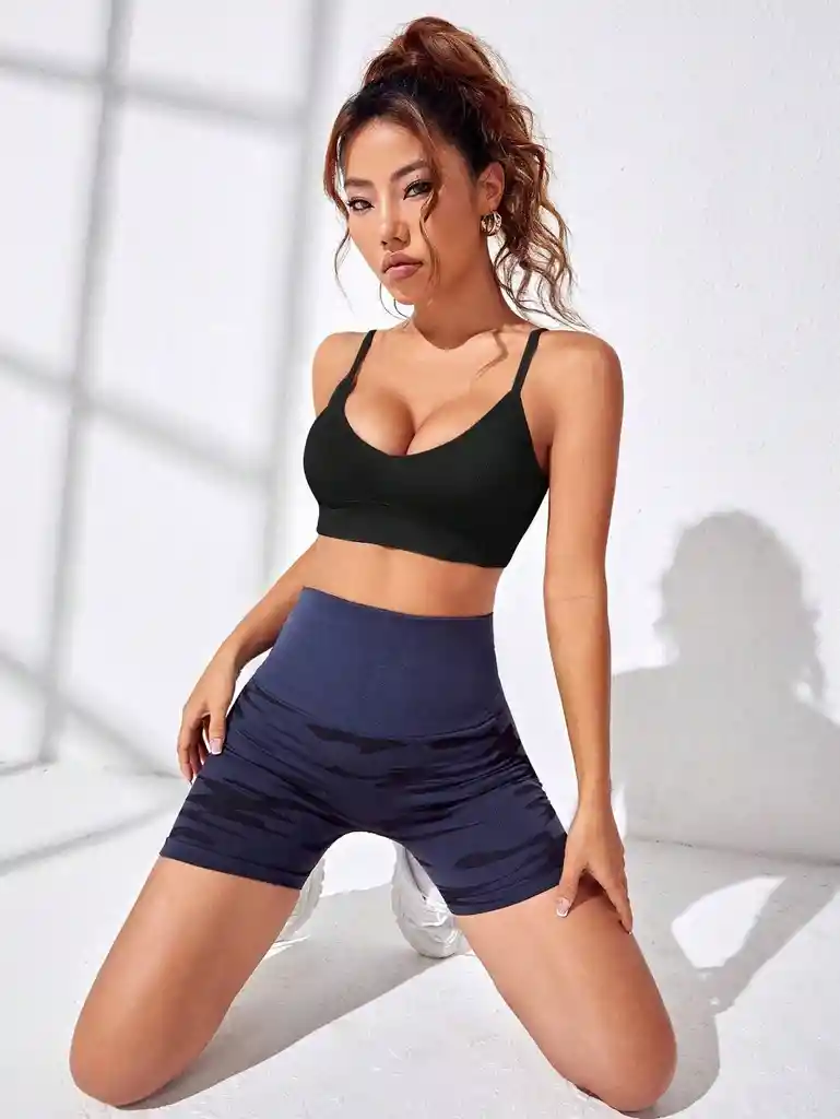 Top Deportivo Yoga Negro Talla S