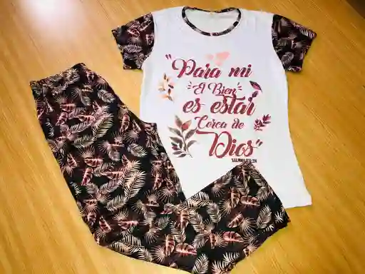 Pijma Dama Cristiana Talla M