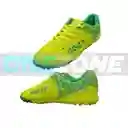 Zapatillas Golty Turf Formacion Spectrum Niño, Sintetica Talla: 5/ Verde Limón