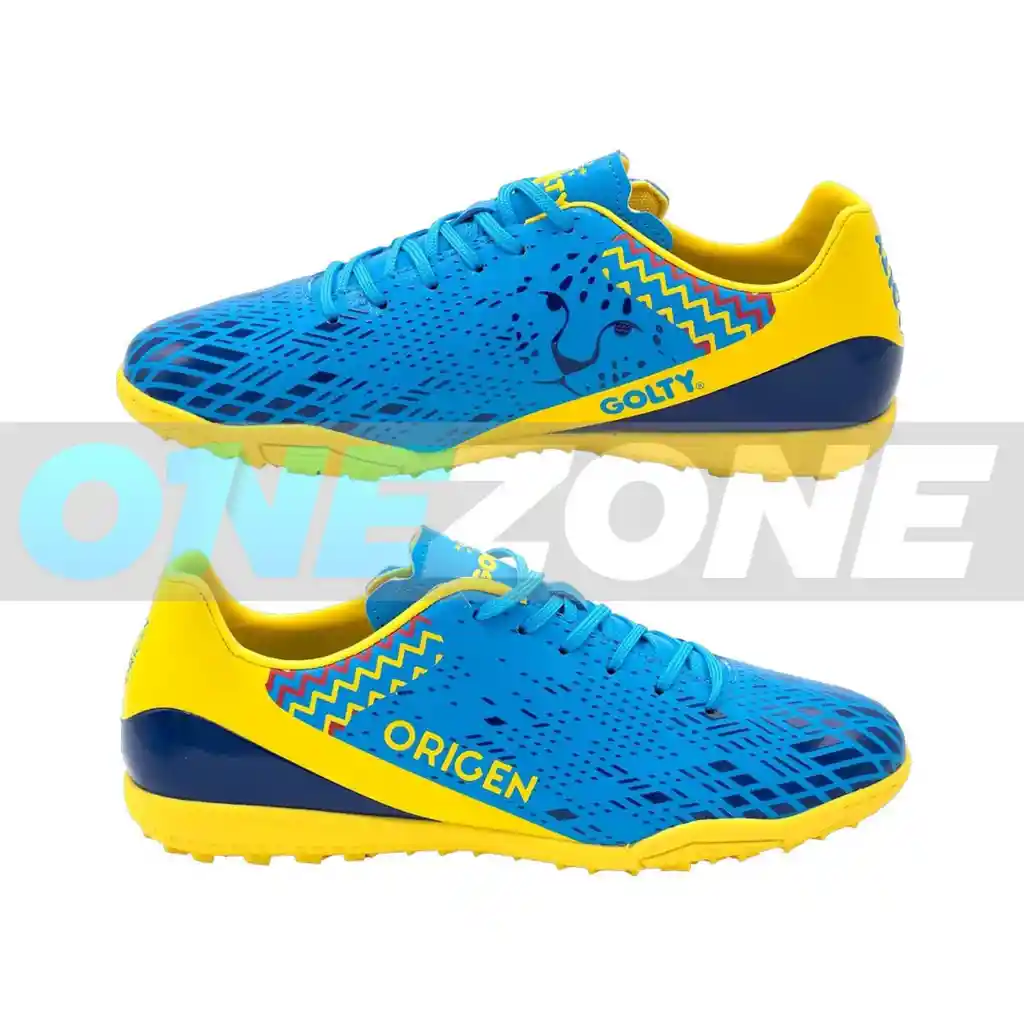 Zapatillas Adulto Pro Golty Origen, Sintetica Talla: 10/ Azul-amarillo