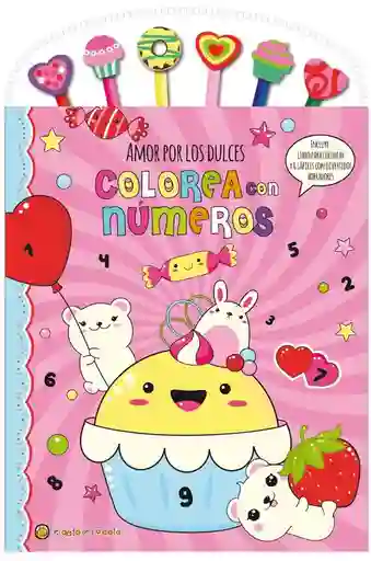 Colorea Con Números: Amor Por Los Dulces