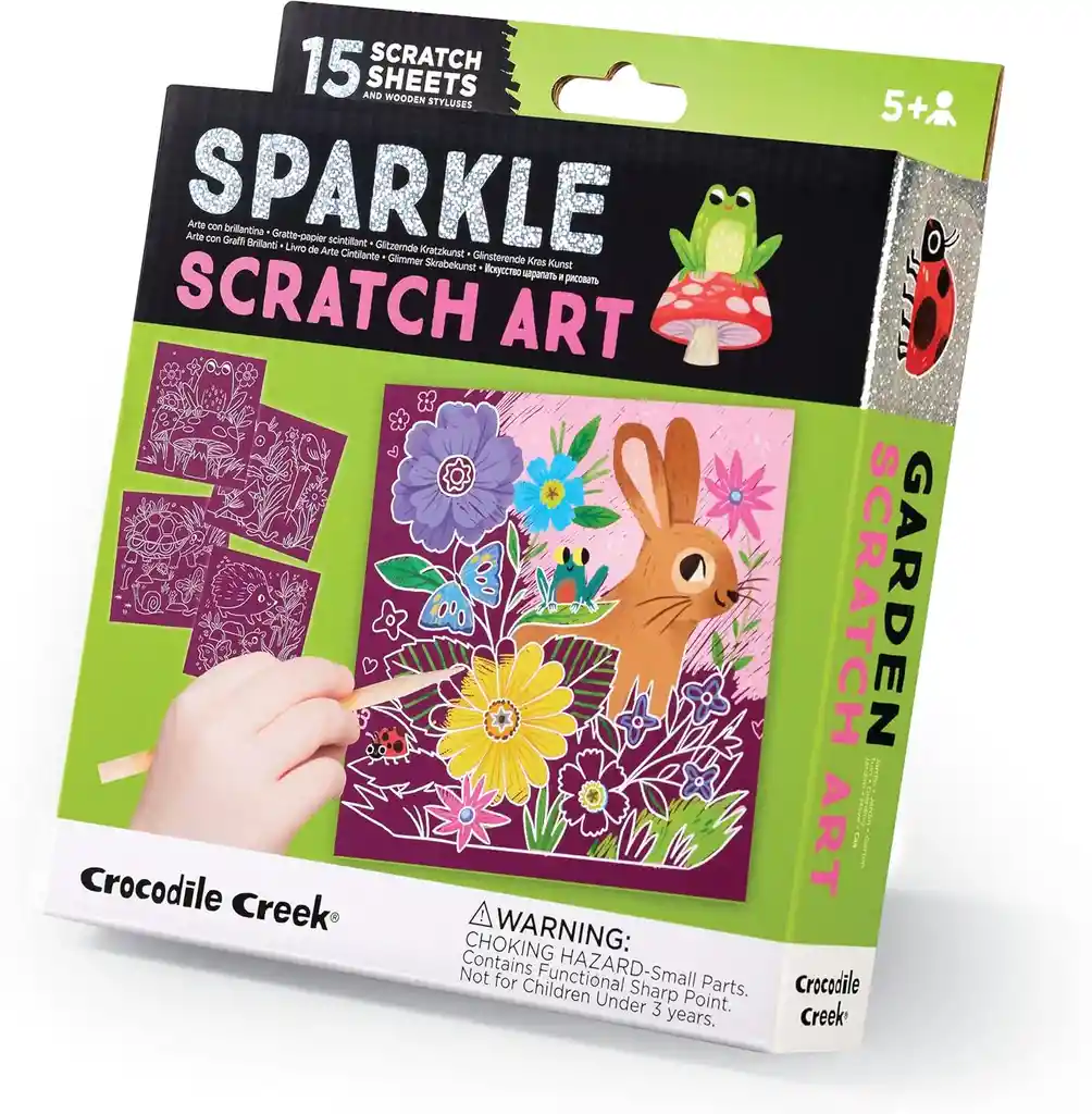 Juego Creativo Sparkle Scratch Art De Conejos Para Niños