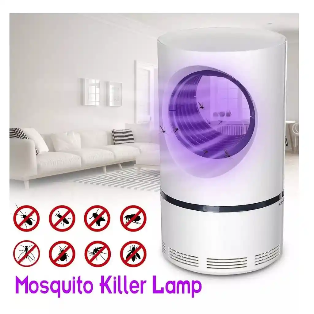 Lampara Mata Antimosquitos Usb Tipo Succión