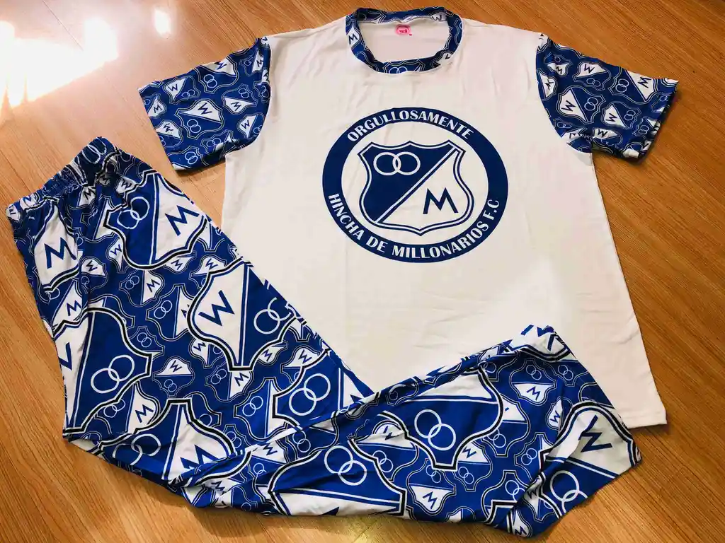 Pijama Caballero Millonarios Talla L