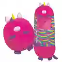 Bolsa De Dormir Niños Peluche Almohada Happy Nappers 1,80m Animal Unicornio