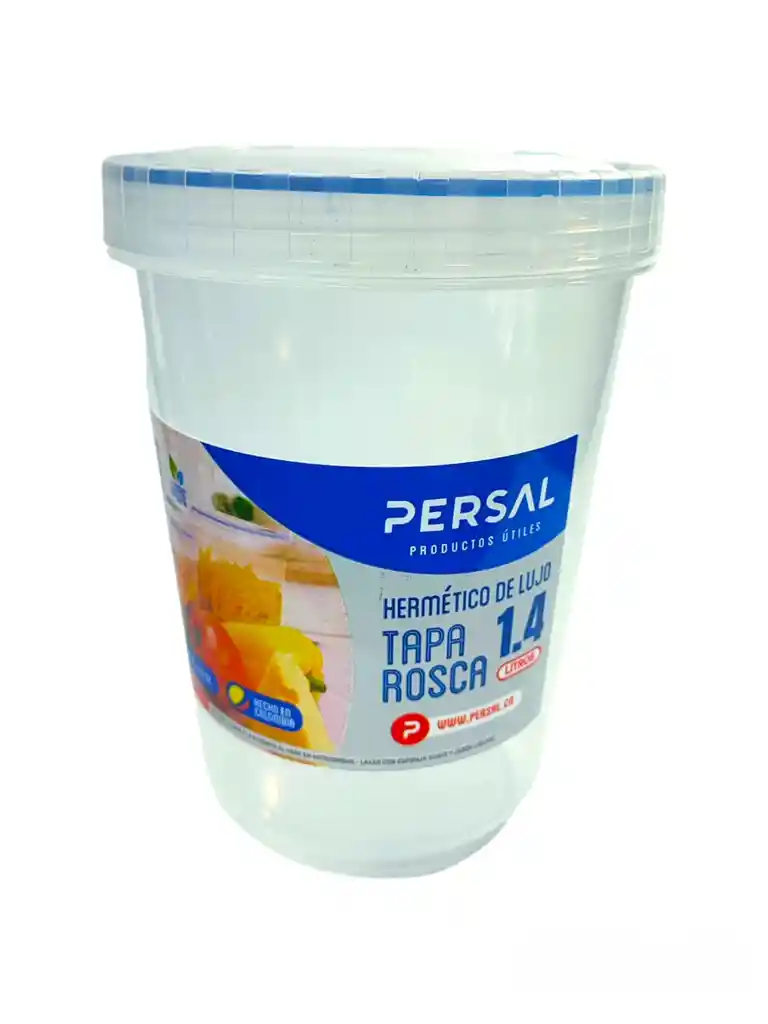 Tapper Persal Hermetico De Lujo Tapa Rosca 1.4 Litros