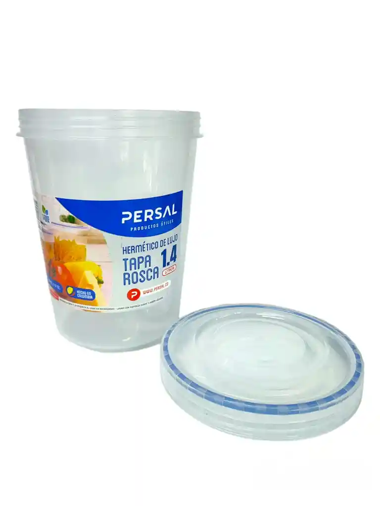 Tapper Persal Hermetico De Lujo Tapa Rosca 1.4 Litros