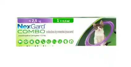 Nexgard Combo Hasta 2.5 Kg X 0.3 Ml