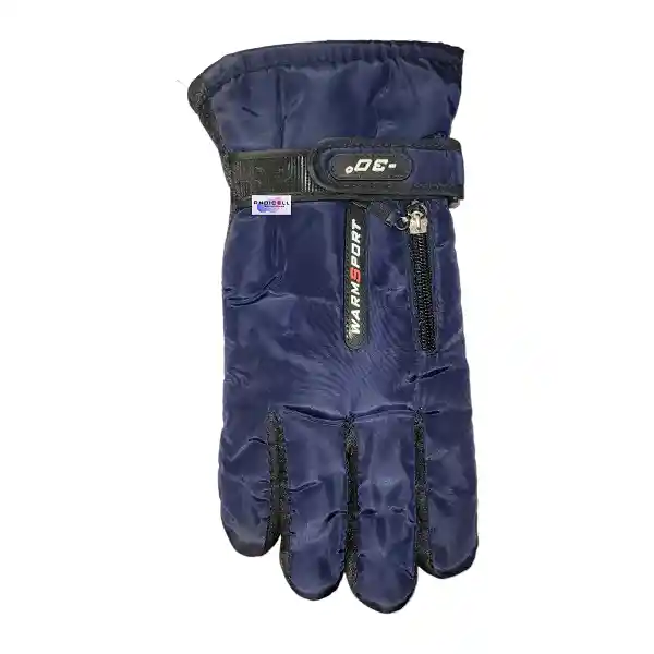 Guantes Térmicos Para Moto Clima Frío Con Cremallera