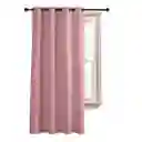 Cortina Semi Blackout One Pixel Paño 140x220 1 Paño Color Rosa