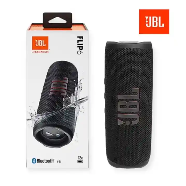 Jbl Parlante Flip 6-parlante Portatil Replica-gris