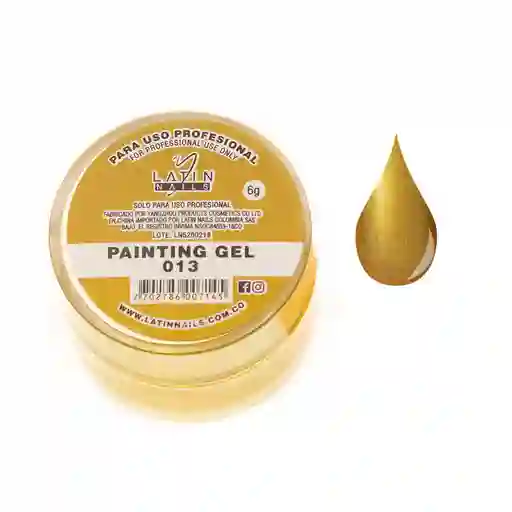 Painting Gel Dorado 013 6gr - Latin Nails