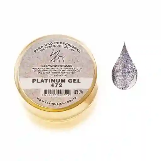 Painting Gel Platinum 472 6gr-latin Nails