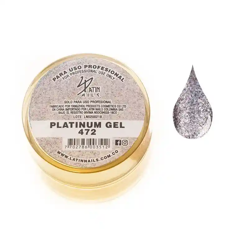 Painting Gel Platinum 472 6gr-latin Nails