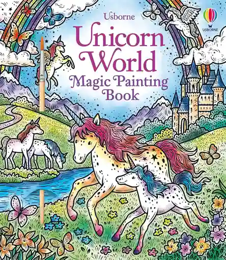 Libro Infantil De Pintura De Unicornios Encantados Niños