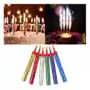 Velas Bengala Tipo Volcán Para Cumpleaños X6pcs / 12cm