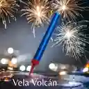 Vela Volcan Para Cumpleaños De 12 Cm X 1 Unidad